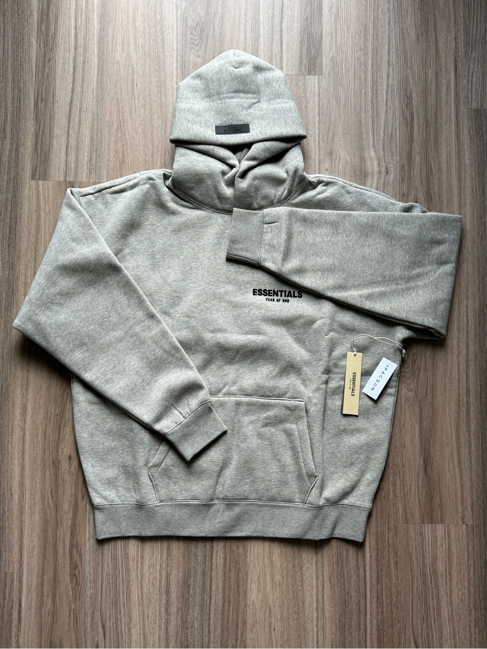 Fear of God Essentials Dark Oatmeal Hoodie